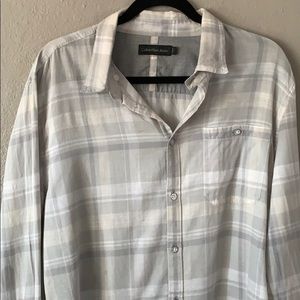 Rustic green Calvin Klein Jeans. Long sleeve shirt